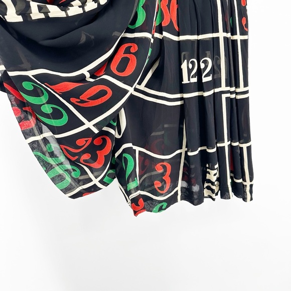 Vintage 90S Moschino Cheap and Chic Poker Casino Chips Buttons Dress Skort - Picture 6 of 12